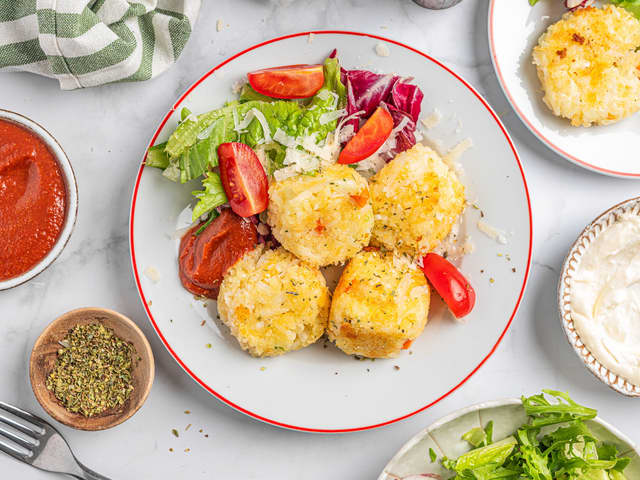 Arancini av resteris