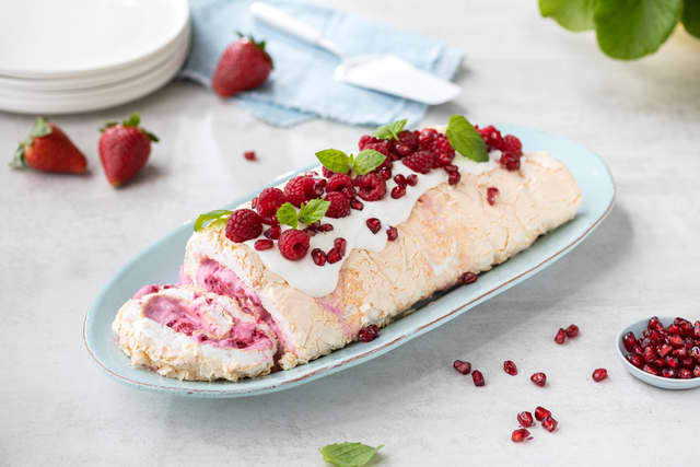 Pavlovarull med friske bær