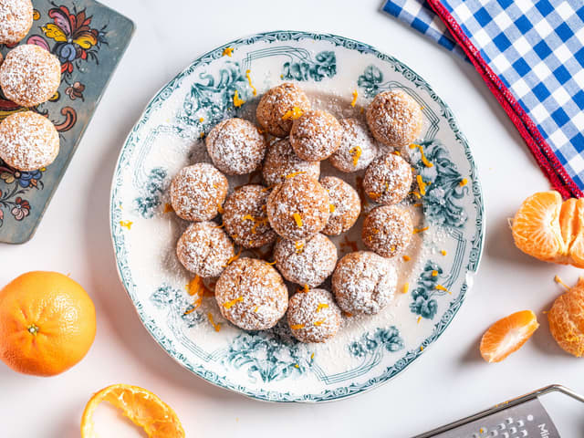 Appelsinkjeks med mandler