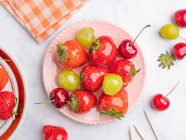 Tanghulu med jordbær