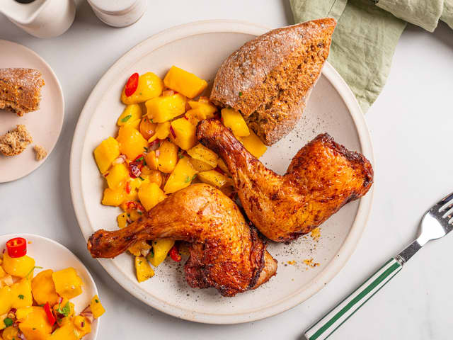 Kyllinglår med mangosalat