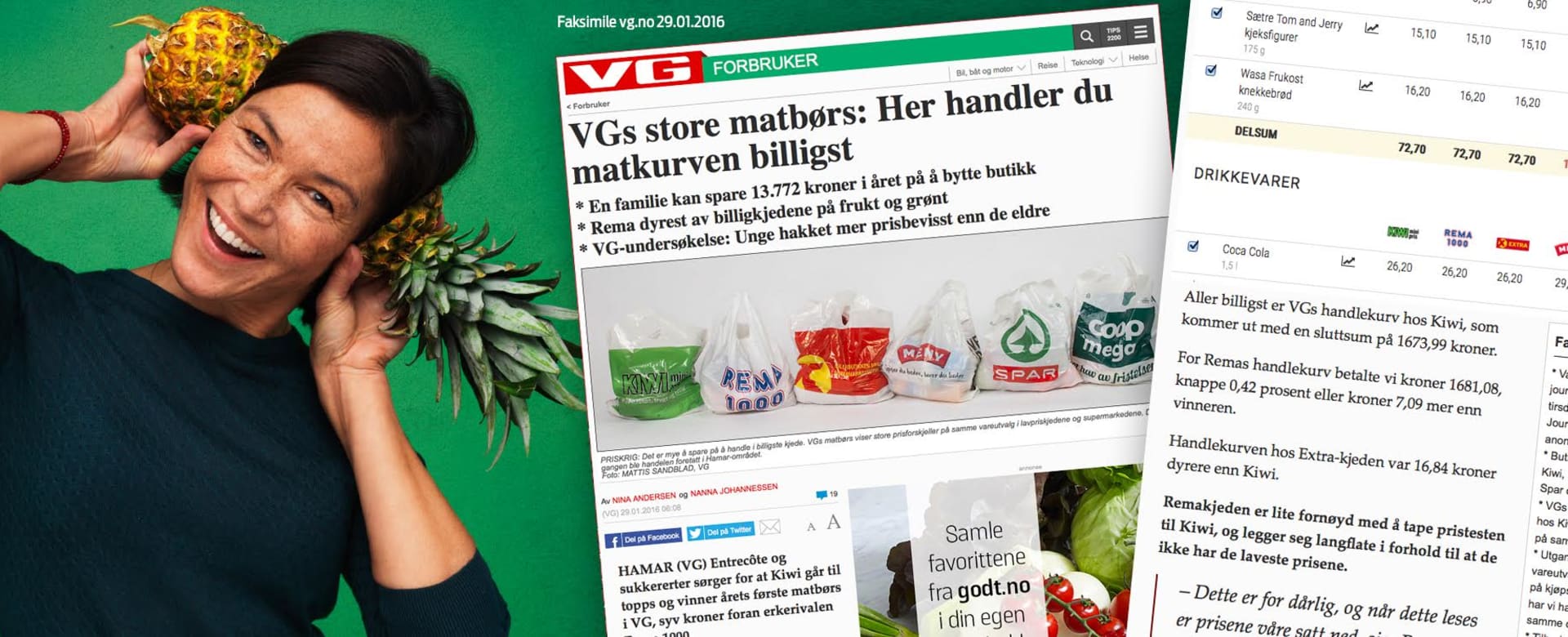 KIWI billigst! Vant matbørsen i VG igjen! | KIWI