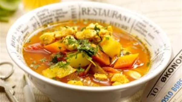 Hønsesuppe som i Provence Hønsesuppe som i Provence