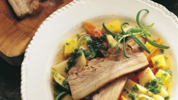 Gryterøkt ribbe Gryterøkt ribbe