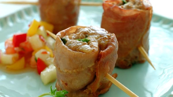 Tapas med kyllingkjøttdeig Tapas med kyllingkjøttdeig