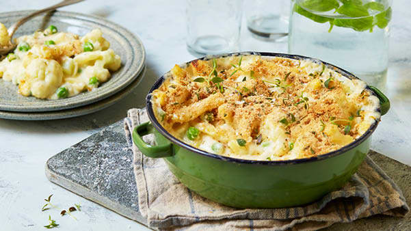 Mac ‘n’ cheese med blomkål Mac ‘n’ cheese med blomkål