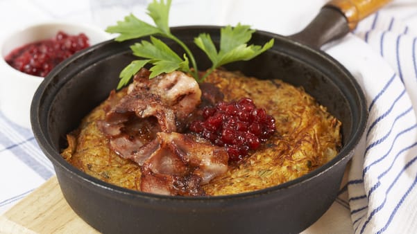 Røsti med kålrot og poteter Røsti med kålrot og poteter