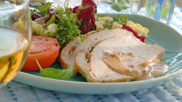 Urtefylt kalkunfilet Urtefylt kalkunfilet