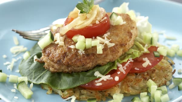 Kyllingkarbonader med rösti Kyllingkarbonader med rösti