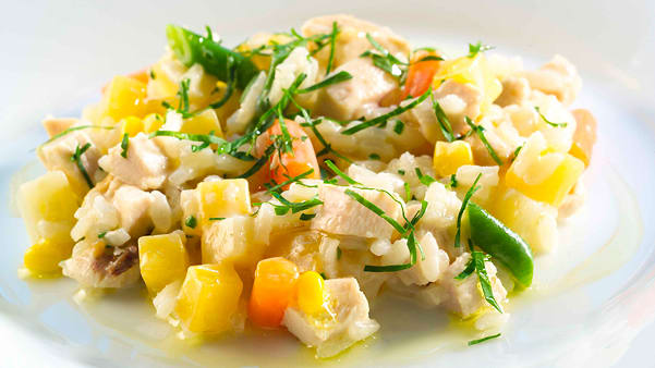 Rask kyllingrisotto Rask kyllingrisotto