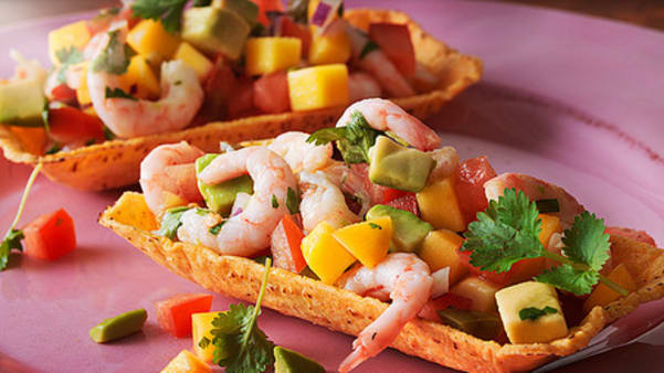 Rekeceviche med smak av lime og koriander Rekeceviche med smak av lime og koriander