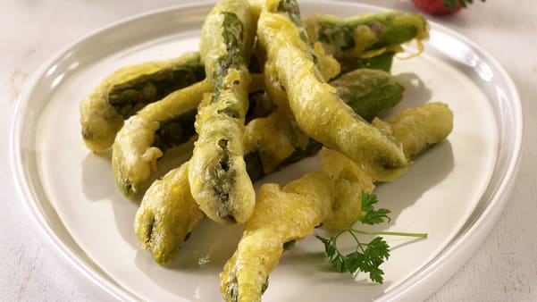 Asparges tempura Asparges tempura