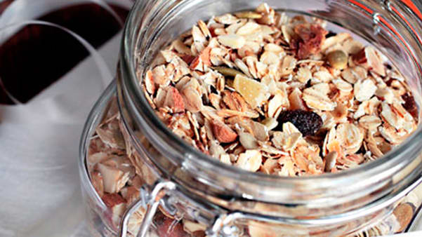 Hjemmelaget müsli Hjemmelaget müsli