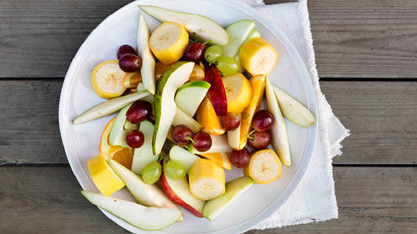 Fristende oppkuttet frukt/fruktsalat Fristende oppkuttet frukt/fruktsalat