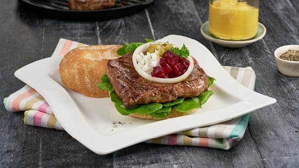 Biff Lindstrøm burger Biff Lindstrøm burger