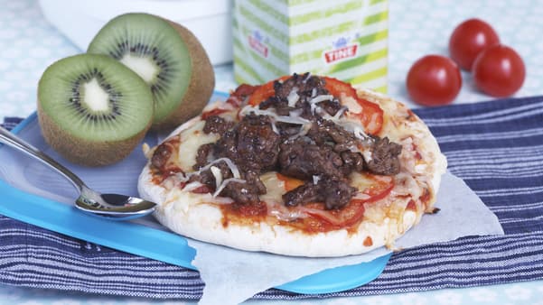 Pitapizza med rester Pitapizza med rester