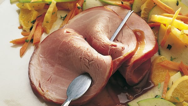 Bayonneskinke med appelsin Bayonneskinke med appelsin