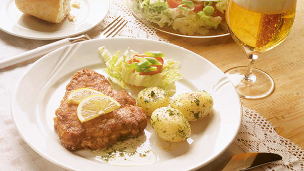 Svineschnitzel cordon bleu Svineschnitzel cordon bleu
