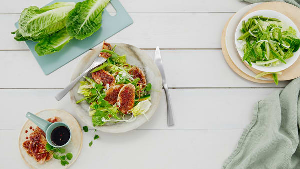 Salat med svin og hoisinsaus Salat med svin og hoisinsaus