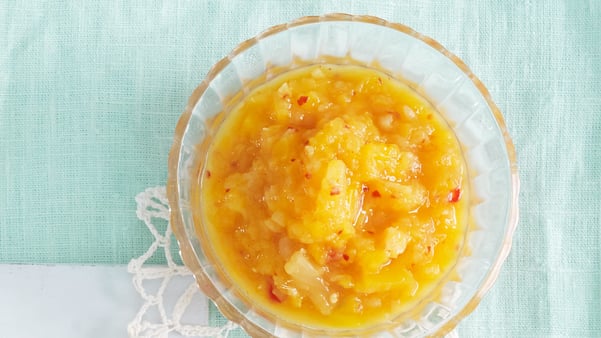 Ananas og mango chutney Ananas og mango chutney
