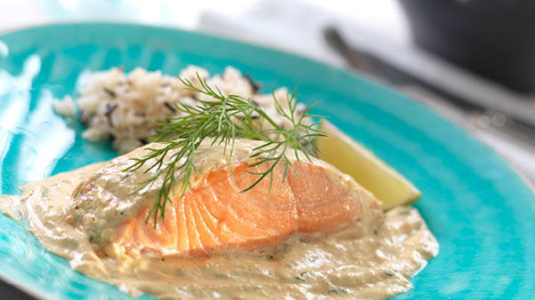 Limegratinert laks Limegratinert laks