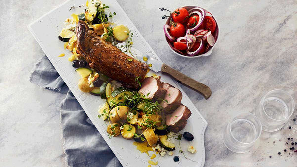 Helstekt svinefilet Helstekt svinefilet