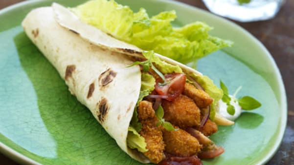 Crispy Chicken Soft Tortillas Crispy Chicken Soft Tortillas