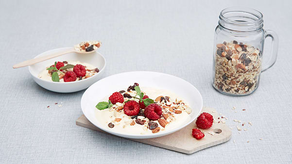 Hjemmelaget müsli Hjemmelaget müsli