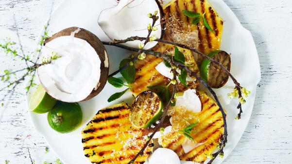 Grillet ananassalat Grillet ananassalat
