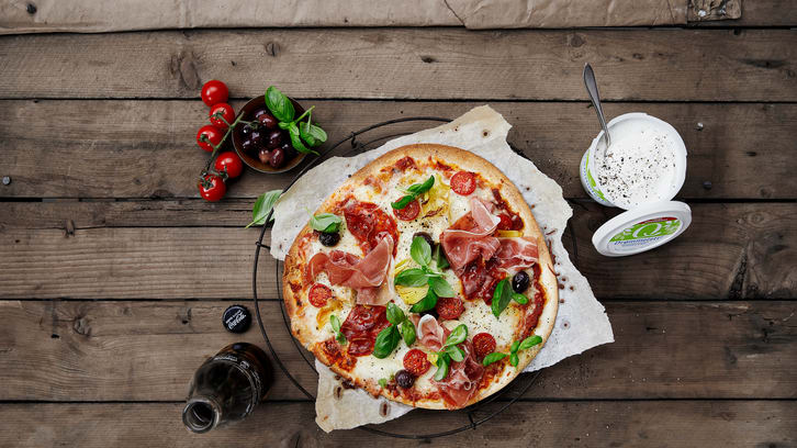 Pizzadeig med bakepulver Pizzadeig med bakepulver