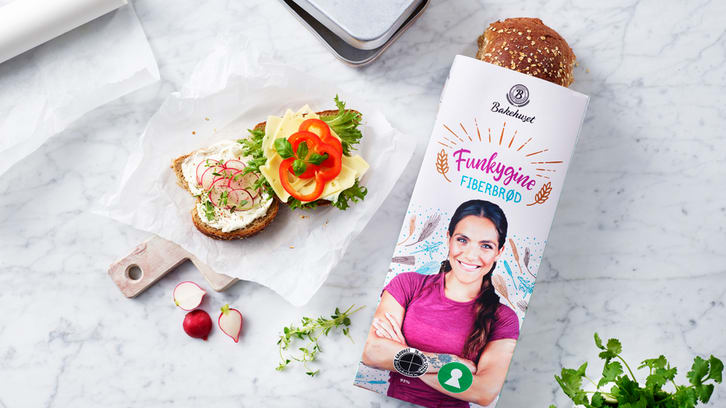 – Brød er bra for deg, sier Funkygine