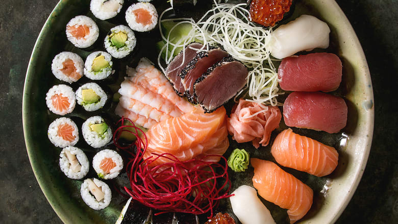 Fryse Derbeville test Ruddy Råvarer til sushi | Jacobs