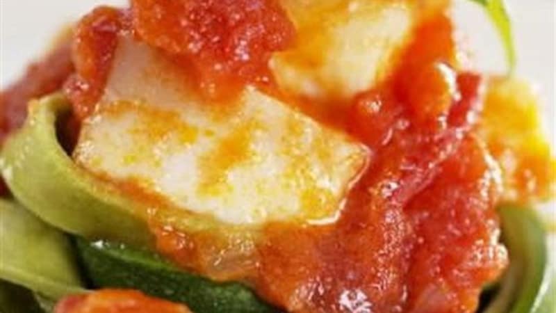 Steinbit og pasta