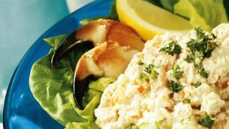 Krabbesalat med koriander