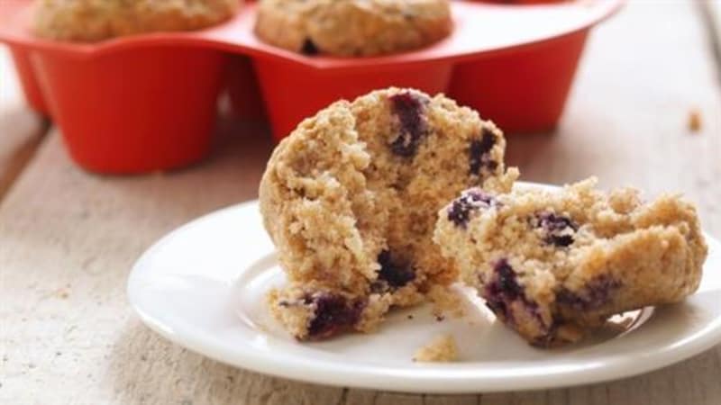 Blåbærmuffins med havre