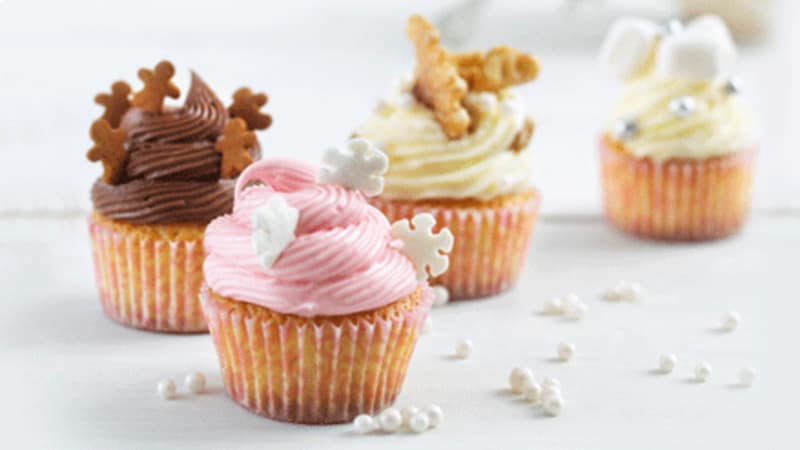 Grunnoppskrift cupcakes