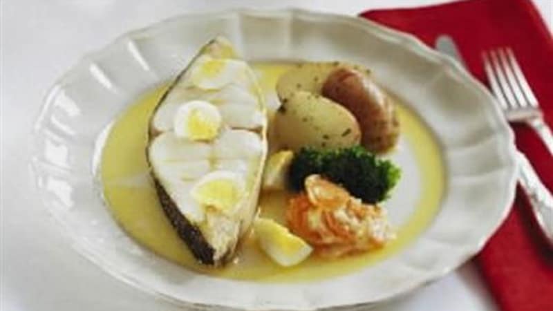 Norsk kveite på tradisjonelt vis