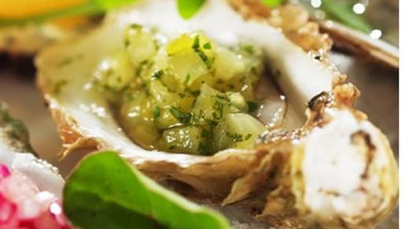 Østers med salsa
