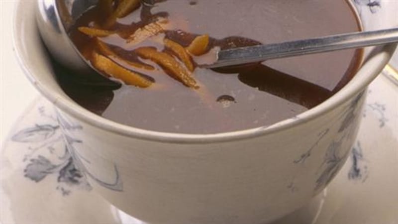 Appelsinsaus til svinekjøtt