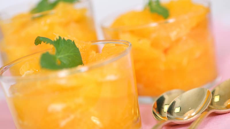 Marinert soldessert