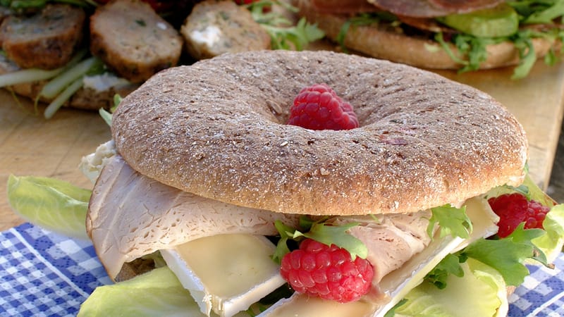 Polarbrødsandwich med lammeboller