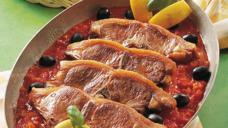 Lammekoteletter med pizzaiola