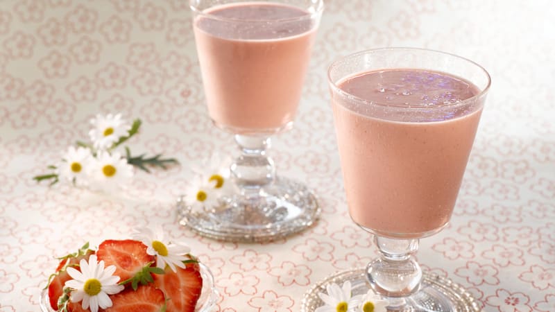 Jordbær-smoothie