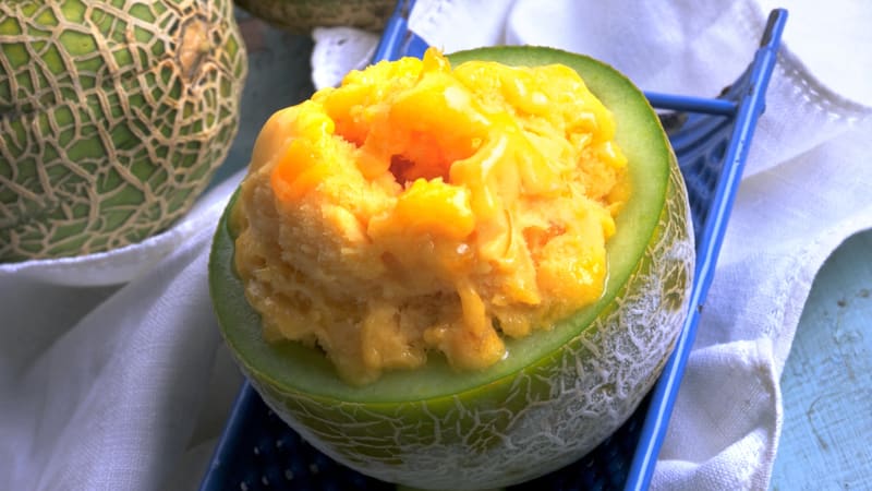 Melonsorbet