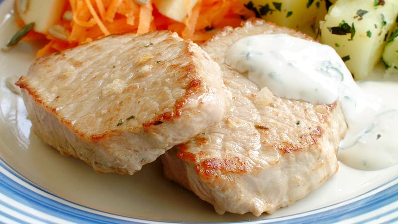Svinefilet med godt følge