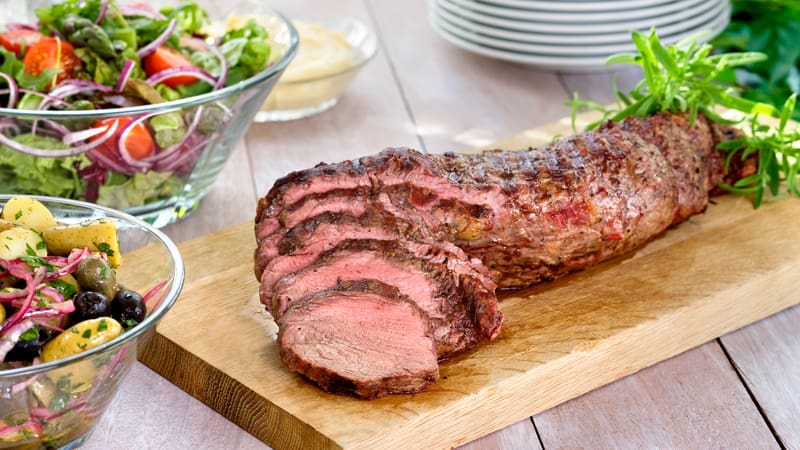 Helgrillet indrefilet av storfe