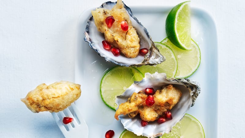 Østers tempura