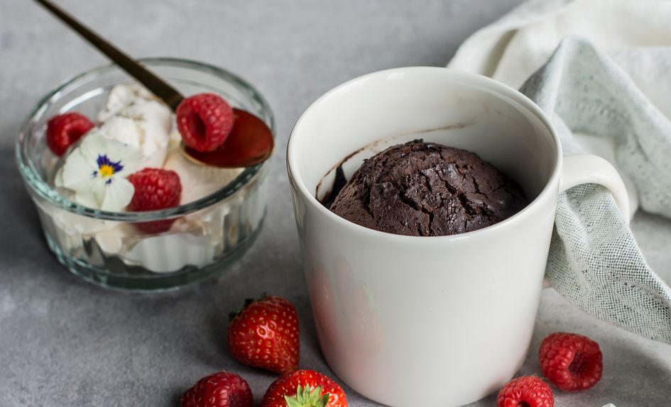 Brownie I En Kopp Oppskrift