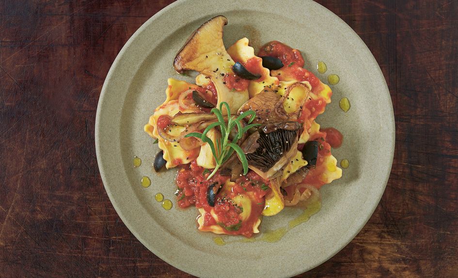 Ravioli med sopp Ravioli med sopp