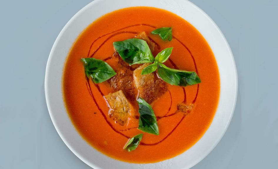 Hjemmelaget tomatsuppe Hjemmelaget tomatsuppe